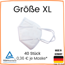 Lade das Bild in den Galerie-Viewer, FFP2 NR Maske "Größe XL"