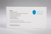 Lade das Bild in den Galerie-Viewer, VCV HomeCheck Eisenmangel Schnelltest (2x 1St.)