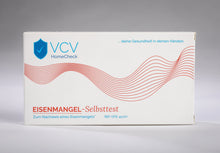 Lade das Bild in den Galerie-Viewer, VCV HomeCheck Eisenmangel Schnelltest (2x 1St.)