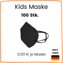 Lade das Bild in den Galerie-Viewer, Schwarze Gesichtsmaske für Kinder