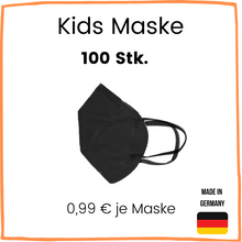 Lade das Bild in den Galerie-Viewer, Schwarze Gesichtsmaske für Kinder
