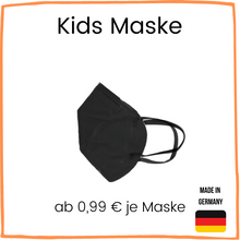 Lade das Bild in den Galerie-Viewer, Schwarze Gesichtsmaske für Kinder
